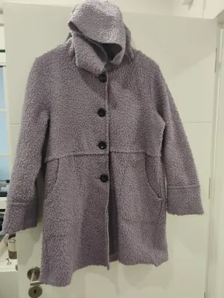 Casaco Zuiki Roxo Mulher Cappuccio e tasche