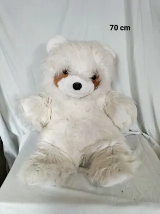 Oso de peluche blanco 70 cm