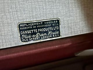 Dansette HiFi Mk 2 Tocadiscos Garrard AT6 1963