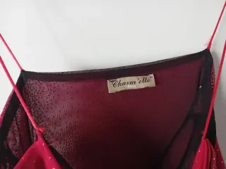 Vestido fiesta fantasía rojo