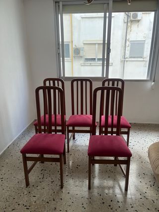 Conjunto de 5 sillas de comedor
