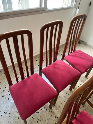 Conjunto de 5 sillas de comedor