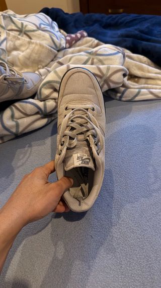 Nike Air Force 1 Beige/Negro