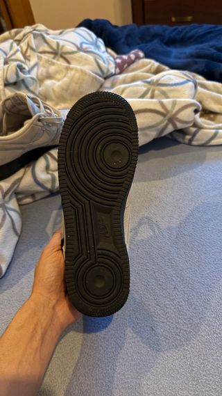 Nike Air Force 1 Beige/Negro