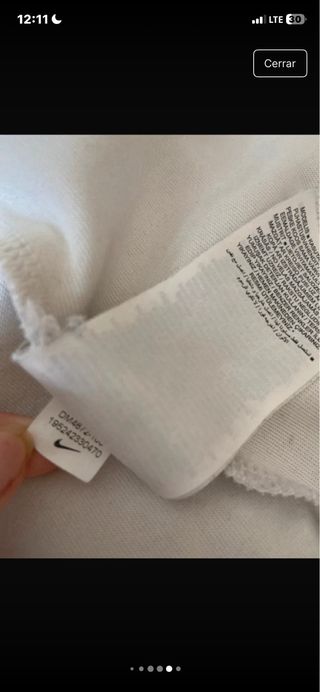 Chaqueta Nike Blanca Hombre