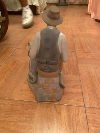 Pareja Figuras Porcelana Antigua