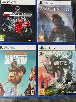 Lote 4 Juegos PS5: