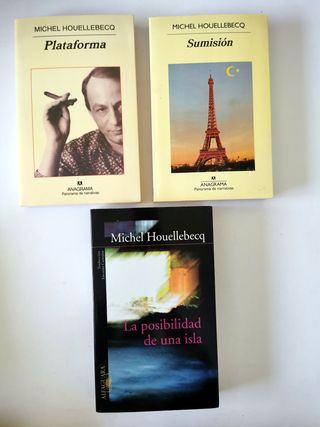 Tres novelas de Houellebecq