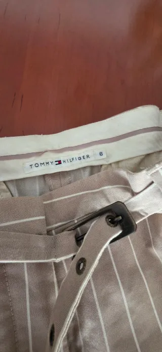 Traje Rayas Beige Tommy Hilfiger