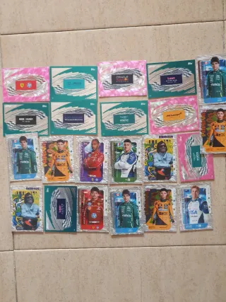 22 Cartas F1 Turbo Attax Especiales