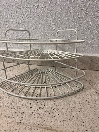 2 Scaffali Angolo Doccia in Metallo