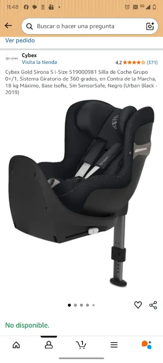 Silla coche CYBEX Sirona S i-Size