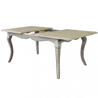 Tavolo da Pranzo in Legno Massiccio 160/200x100 Cm