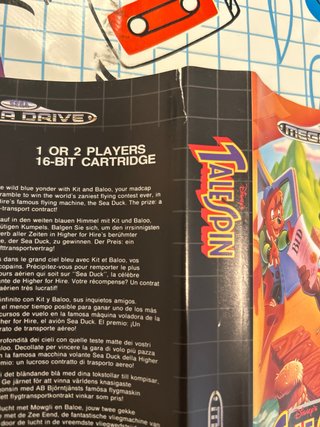 Talespin Sega Mega Drive