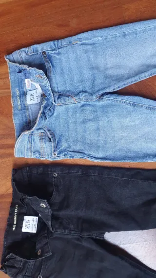 2 Pantalones Zara Skinny 3-4 años