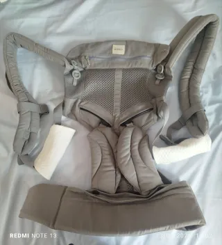 Mochila Portabebés Gris