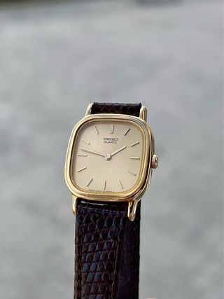 Reloj Seiko Tank Vintage Gold NOS *Año 1986*