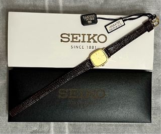 Reloj Seiko Tank Vintage Gold NOS *Año 1986*