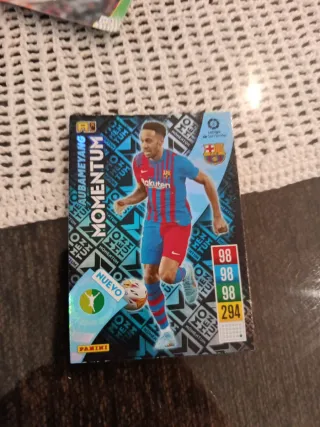 Carta Momentum Aubameyang Panini