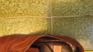 Zapatos de piel tacón ancho