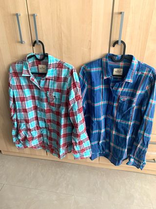 Pack 2 Camisetas Hollister Cuadros