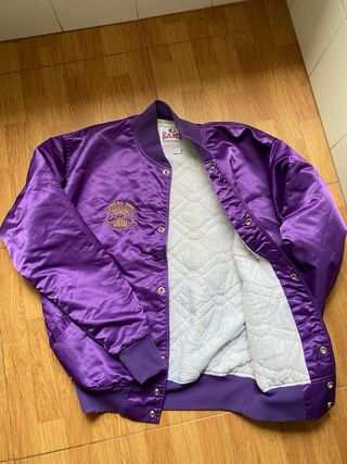 Chaqueta Bomber Vintage GAME Sportswear Morada