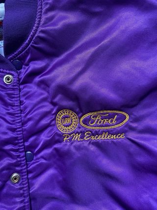 Chaqueta Bomber Vintage GAME Sportswear Morada