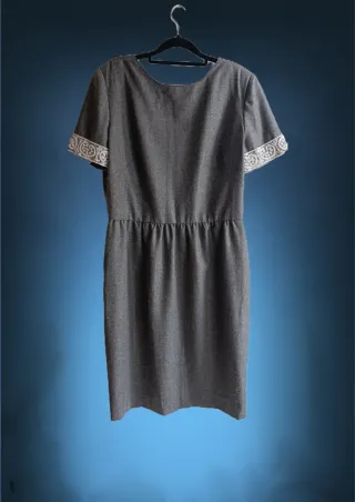 Abito vintage,anni 80,Boutique Elaine Milano,lana