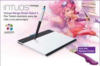 Tableta Gráfica Wacom Intuos Manga + Lápiz
