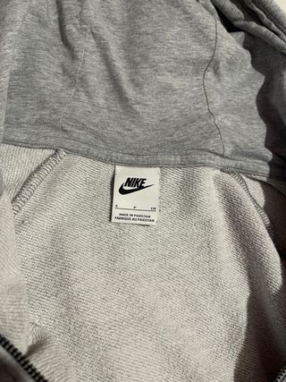Sudadera Nike Gris con Cremallera