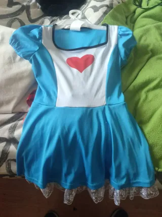 Disfraz infantil corazón azul