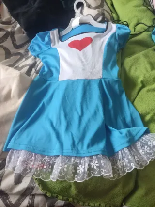 Disfraz infantil corazón azul