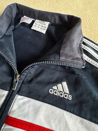 Chaqueta Adidas Azul y Blanca