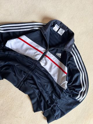 Chaqueta Adidas Azul y Blanca