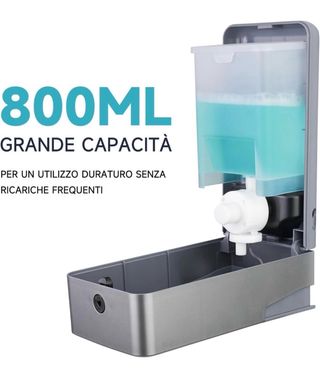 Dispenser Sapone Schiuma AIKE Grigio