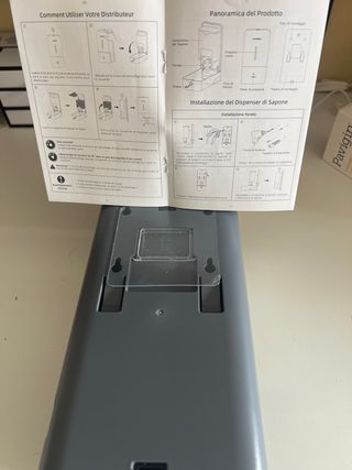 Dispenser Sapone Schiuma AIKE Grigio