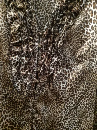 Blusa T46 Leopardo Volantes