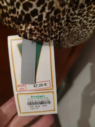 Blusa T46 Leopardo Volantes