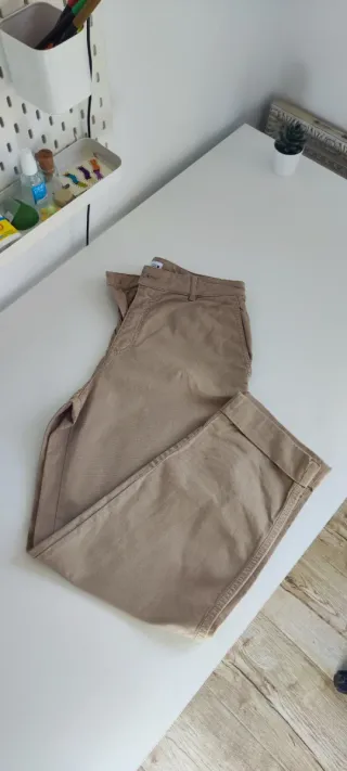Pantalón chino Zara beige