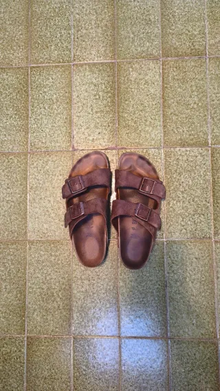 Sandalias Birkenstock Piel Marrones