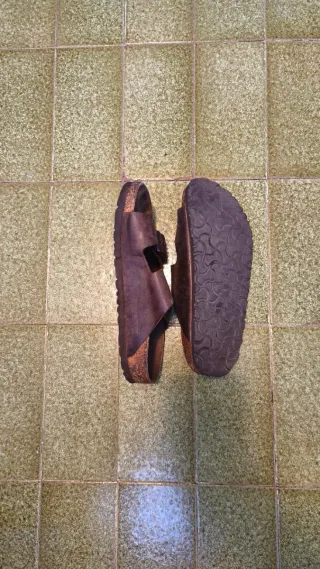 Sandalias Birkenstock Piel Marrones