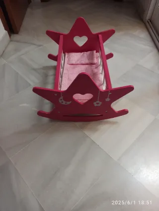 Cuna de juguete madera