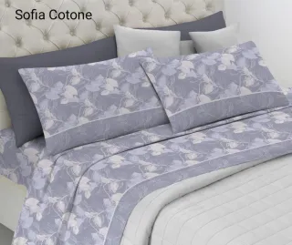 Set Lenzuola Sofia Cotone Matrimoniale