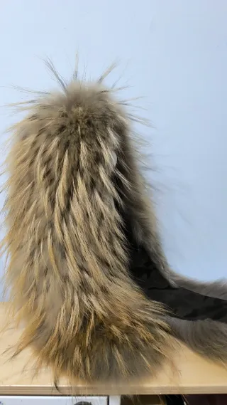 Cuello de pelo  natural