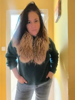 Cuello de pelo  natural