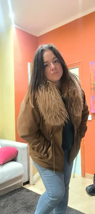 Cuello de pelo  natural