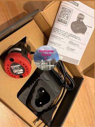 Bateria 12V y cargador 2.4A Parkside