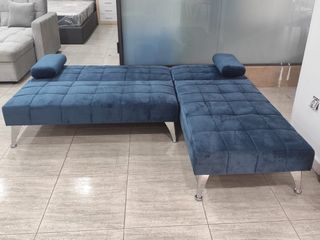 Sofá cama chaise longue  198 cm – Ideal Alquiler!!