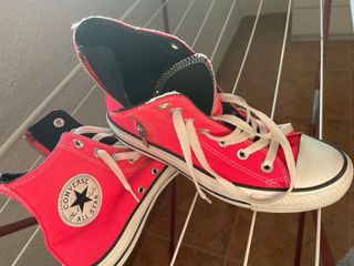 Zapatillas Converse Talla 37.5 Rosa Dos pares