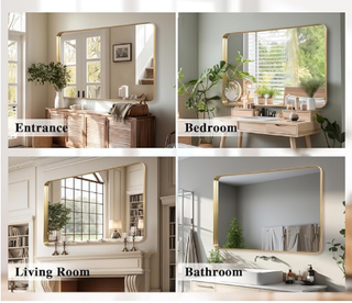 Espejo LunaMirror Pared 75x100 cm Oro